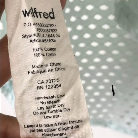 WILFRED Mint Green Mesh Scoop Neck T-shirt XS - Picture 6 of 7